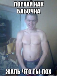 порхай как бабочка жаль что ты лох