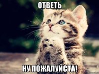 ответь ну пожалуйста!