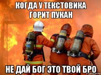 когда у текстовика горит пукан не дай бог это твой бро