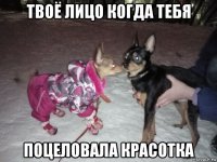 твоё лицо когда тебя поцеловала красотка