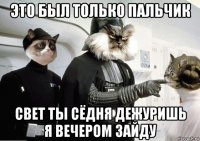 это был только пальчик свет ты сёдня дежуришь я вечером зайду