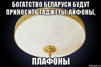 богатство беларуси будут приносить гаджеты, айфоны, плафоны