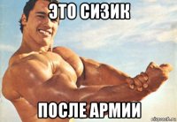 это сизик после армии