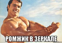  ромжик в зеркале