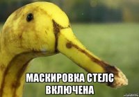  маскировка стелс включена