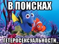 в поисках гетеросексуальности