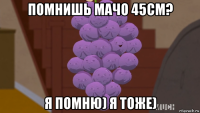 помнишь мачо 45см? я помню) я тоже)