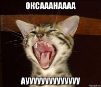 оксааанаааа ауууууууууууууу