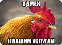 одмен к вашим услугам