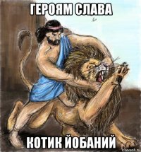 героям слава котик йобаний