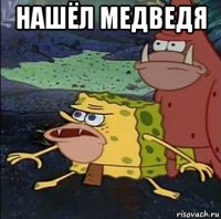 нашёл медведя 