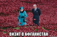  визит в афганистан