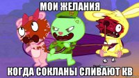 мои желания когда сокланы сливают кв