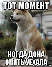 тот момент когда дона опять уехала