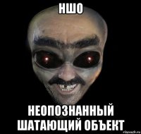 ншо неопознанный шатающий объект