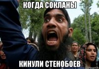 когда сокланы кинули стенобоев