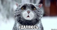  удаляюсь