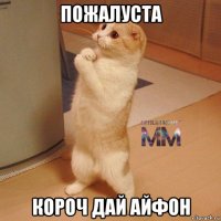 пожалуста короч дай айфон