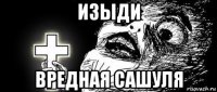 изыди вредная сашуля