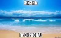 жизнь прекрасна!
