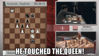  he touched the queen!