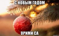 с новым годом орими са