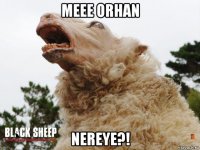 meee orhan nereye?!
