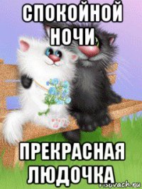 спокойной ночи прекрасная людочка