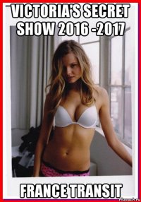 victoria’s secret show 2016 -2017 france transit