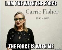 i am one with the force the force is with me