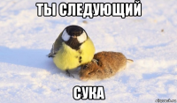 ты следующий сука