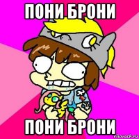 пони брони пони брони