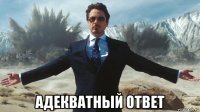  адекватный ответ