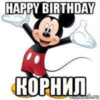 happy birthday корнил