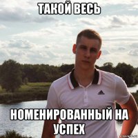 такой весь номенированный на успех
