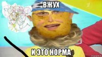 вжух и это норма