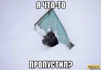 я что-то пропустил?