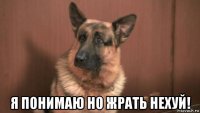  я понимаю но жрать нехуй!
