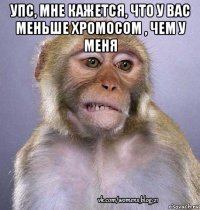 упс, мне кажется, что у вас меньше хромосом , чем у меня 