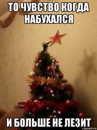 то чувство когда набухался и больше не лезит