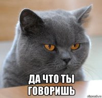  да что ты говоришь