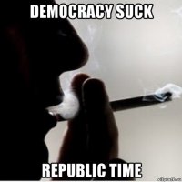 democracy suck republic time