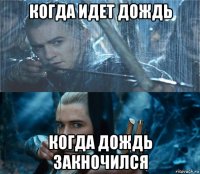 когда идет дождь когда дождь закночился