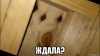  ждала?