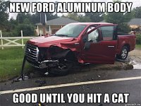 new ford aluminum body good until you hit a cat