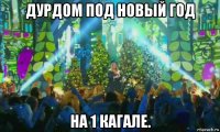 дурдом под новый год на 1 кагале.