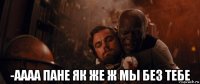  -аааа пане як же ж мы без тебе