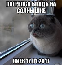 погрелся блядь на солнышке киев 17.01.2017
