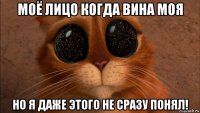 моё лицо когда вина моя но я даже этого не сразу понял!