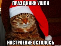 праздники ушли настроение осталось